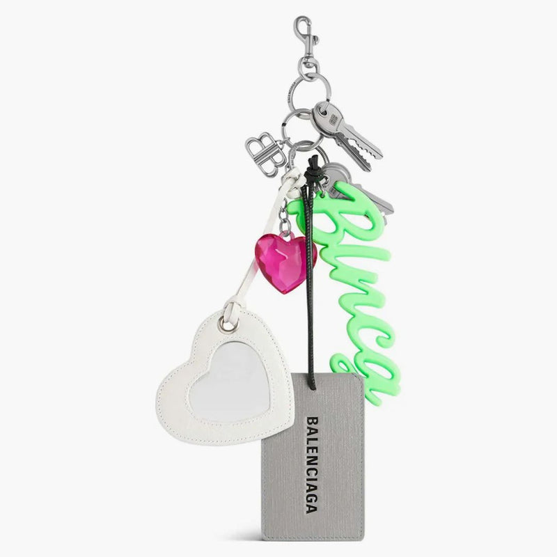 Balenciaga aki nyckelchain mångfärgad