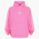 Balenciaga Adidas Large Fit Hoodie Neon Pink/White
