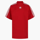 Balenciaga adidas camiseta de gran tamaño rojo/blanco