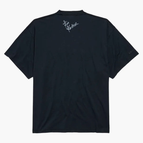 Serie de embajador de Balenciaga Fanclub - Kim K de gran tamaño T -camiseta Black
