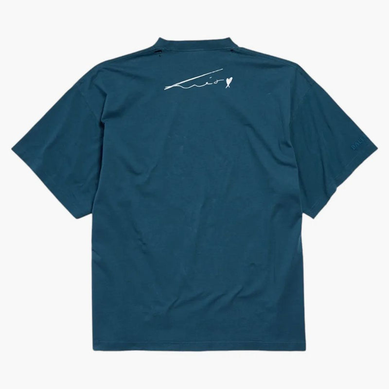 Serie Balenciaga Ambassador Fanclub - PP Krit de gran tamaño T -Dark Blue Dark Blue