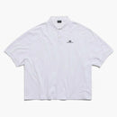 Balenciaga BB Classic Polo Shirt Oversized for Men White