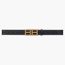 Balenciaga BB HOURGLASS Belt Medium Black/Aged Gold