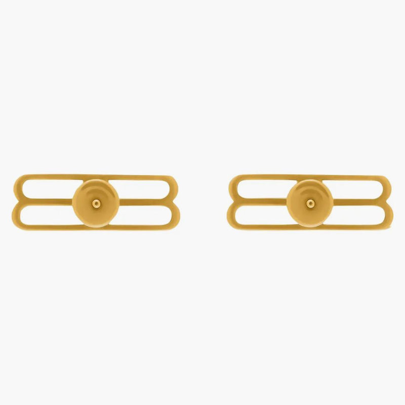 Balenciaga BB Icon Earrings Gold