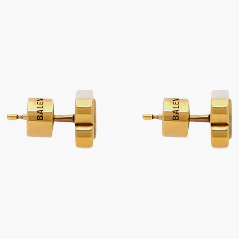 Balenciaga BB Icon Earrings Gold