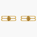 Balenciaga BB Icon Earrings Gold