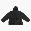 Balenciaga Bb Icon Kick Oversized Parka Black