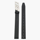 Balenciaga BB Logo Buckle Belt Black/Silver-Tone