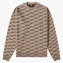 Balenciaga Bb Logo Crewneck Beige