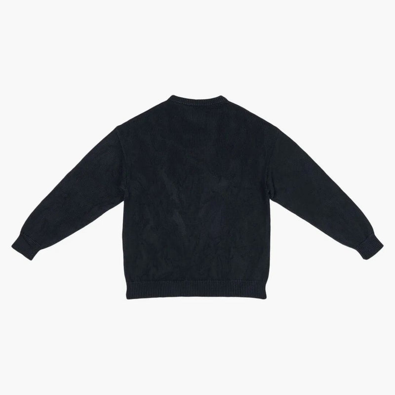 Balenciaga BB Paříž ikona Velká fit svetr námořnictva/bílá