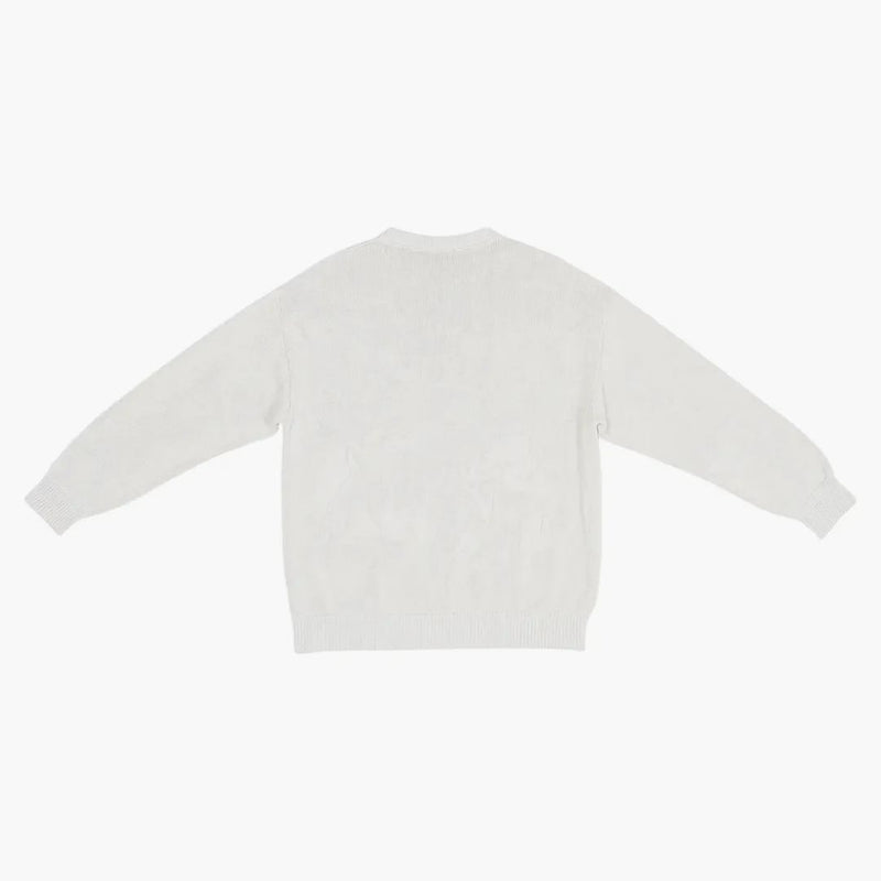 Balenciaga Bb Paris Icon Large Fit Sweater Off White/black