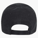 Balenciaga BB Paris Icon Velcro Strap Cap Black