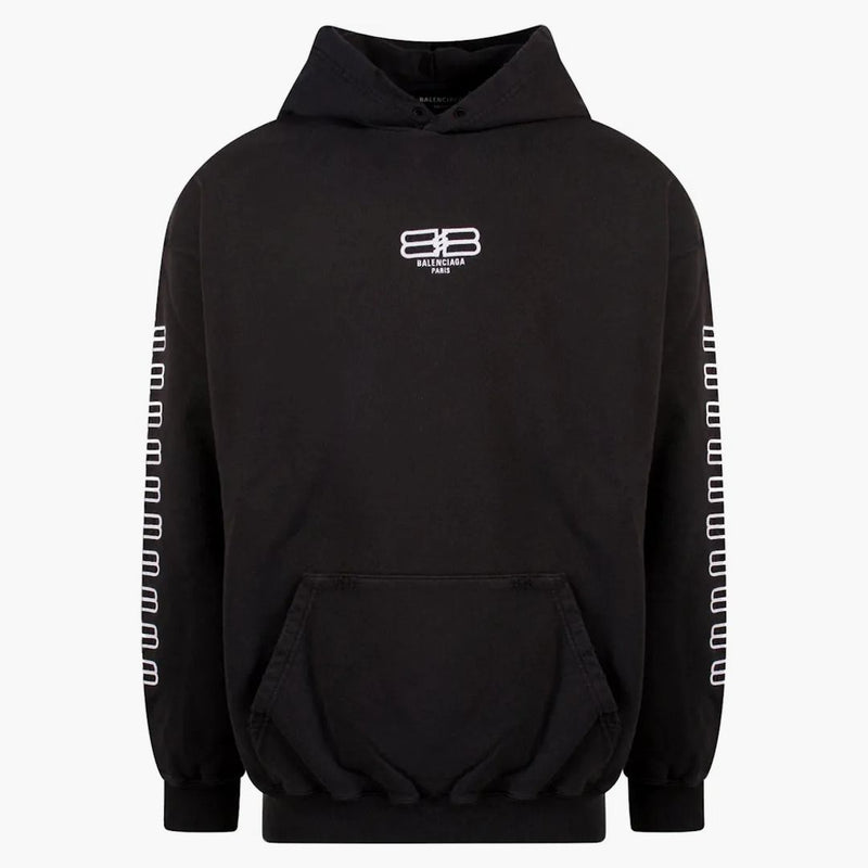 BALENCIAGA BB PIXEL BORDERY SUDSIRSHIRS NEGRO