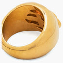Balenciaga BB Signet Ring Gold