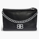 Balenciaga Bb Soft Large Flap Bag Black