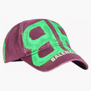 Balenciaga BB Purple/verde rociado