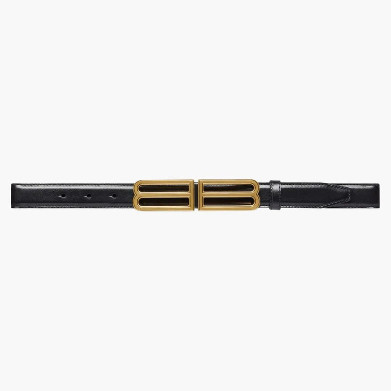 Balenciaga BB Stretch Belt Black