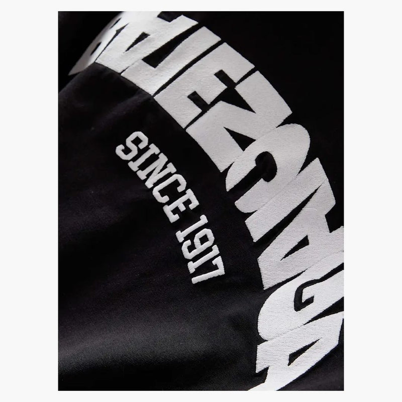 Balenciaga Back Flip överdimensionerad te svart
