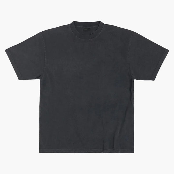 Balenciaga Back Back Large Fit Camiseta Negra