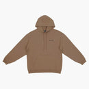 Balenciaga Back Logo Regular Fit Hoodie Dark Beige/Black