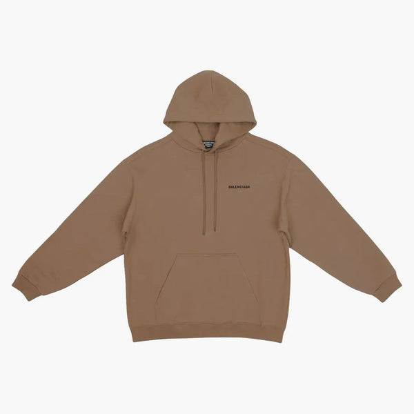 Balenciaga Back Logo Fit Regular Fit Beige Dark Beige/Black