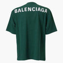 Balenciaga Backlogo T-shirt Green/White