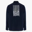 Balenciaga Barcode Logo Shirt Navy/White