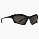 Balenciaga asked Rectangle Sunglasses Black