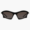Balenciaga asked Rectangle Sunglasses Black