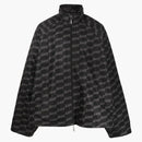 Balenciaga BB monogram lehká bunda černá