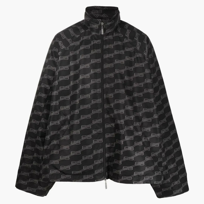 Balenciaga BB Monogram Lightweight Jacket Black