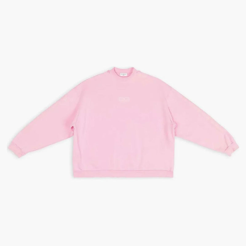 Balenciaga BB Icon de sudadera de gran tamaño rosa
