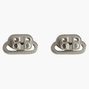 Balenciaga BB XS Stud Earrings Crystal/Silver