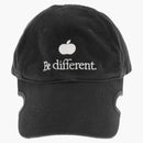 Balenciaga be different Apple Baseball Cap Black
