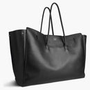 Balenciaga BEL AIR XL Carry All Bag Aged Silver Hardware Black