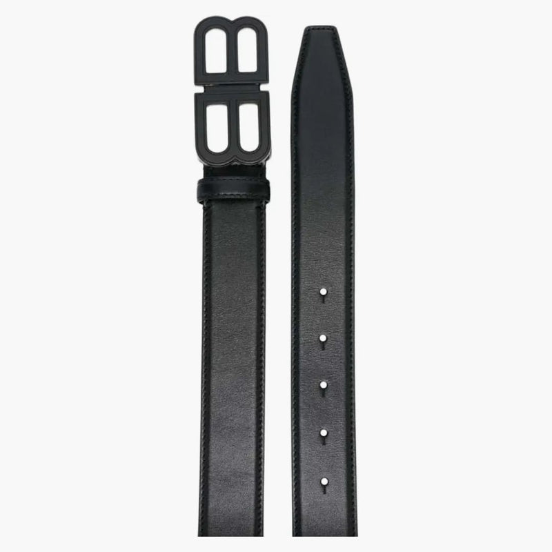 Balenciaga Belt Bb Logo Buckle Black