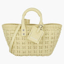 Balenciaga Bistro Strap Basket XS Yellow