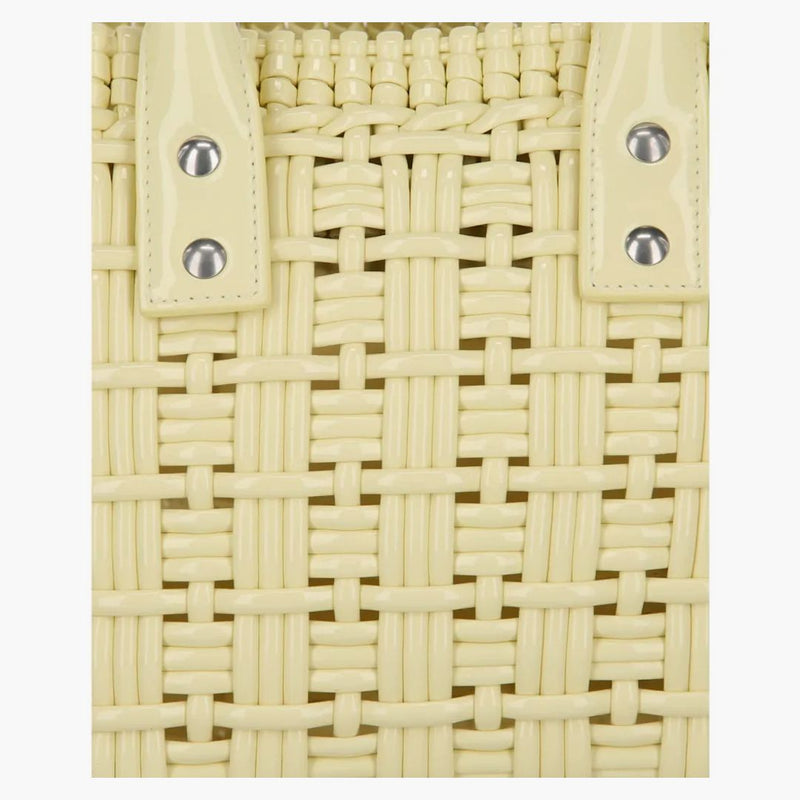 Balenciaga Bistro Strap Basket Xs Yellow