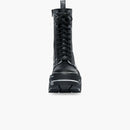 Balenciaga Bulldozer Laceup Boot Black Outline Calfskin