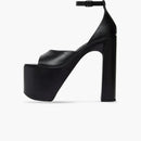 Balenciaga Camden 160mm Sandals Black Leather (women's)