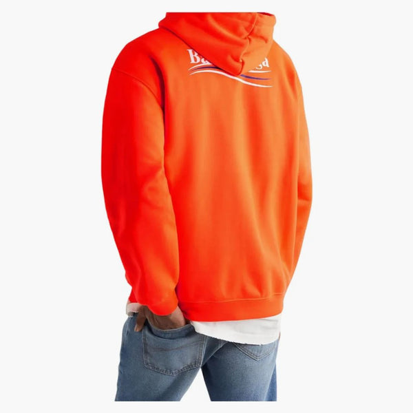 Balenciaga Campaign Logo Hoodie Naranja