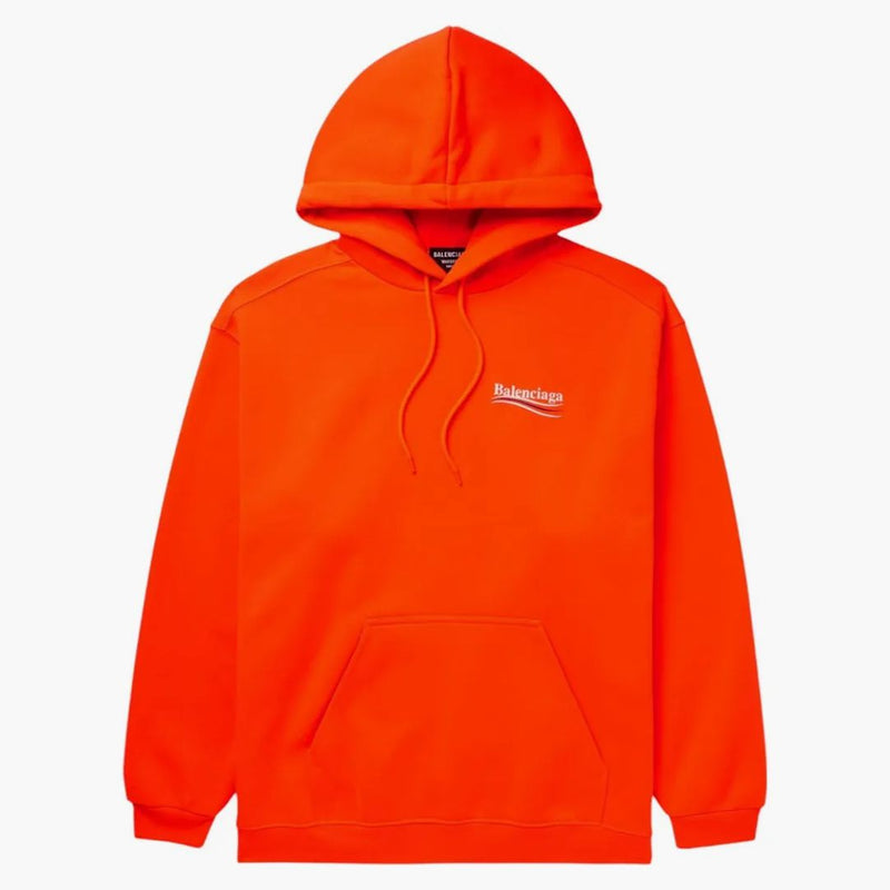 Balenciaga Campaign Logo Hoodie Naranja