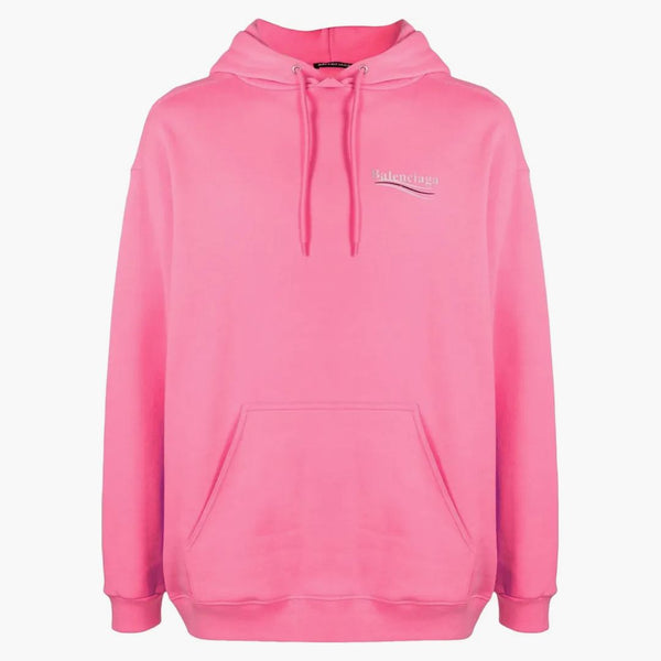 Balenciaga Campaign Logo Hoodie Pink