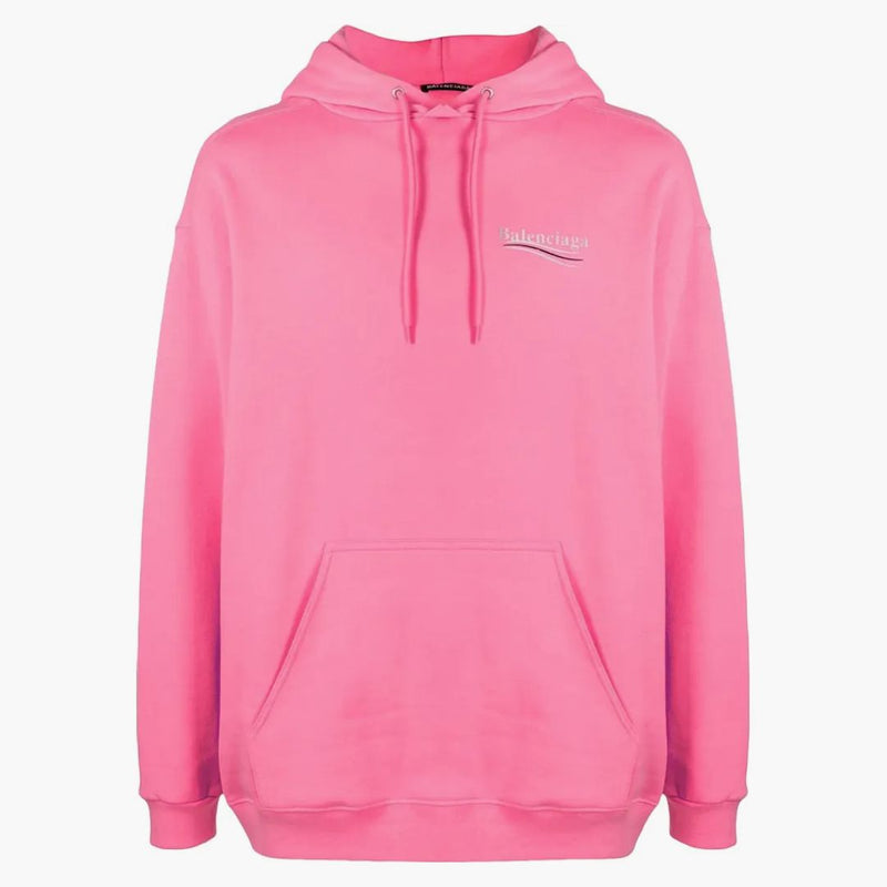 Balenciaga Campaign Logo Hoodie Pink