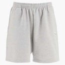Balenciaga Campaign Logo Sweat Shorts Gray