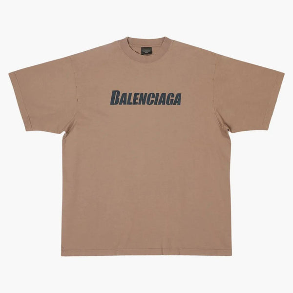 Balenciaga Caps boxy fit t-shirt grå