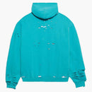 Balenciaga Caps Destruido de sudadera azul marino/blanco