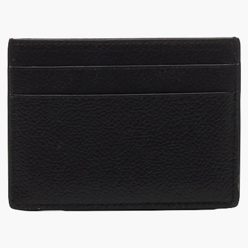 Balenciaga Logo Impresión (Ranura de 4 tarjetas) Soporte de tarjeta Negro/Blanco