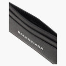 Balenciaga Logo Print (4 Card Slot) Card Holder Black/White