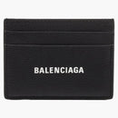 Balenciaga Logo Print (4 Card Slot) Card Holder Black/White